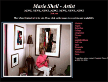Tablet Screenshot of marieshell.com